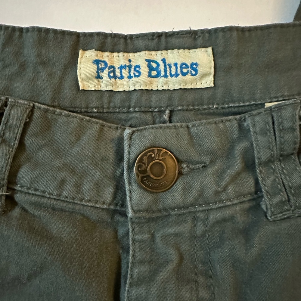 Paris Blues Women's Skinny Jeans - Olive - Picture 6 of 6